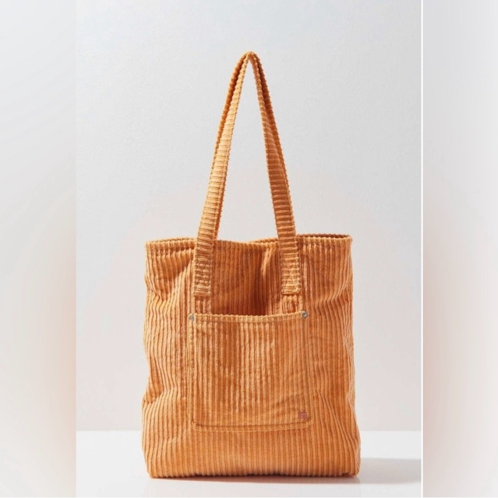 BDG Orange Corduroy Tote Bag